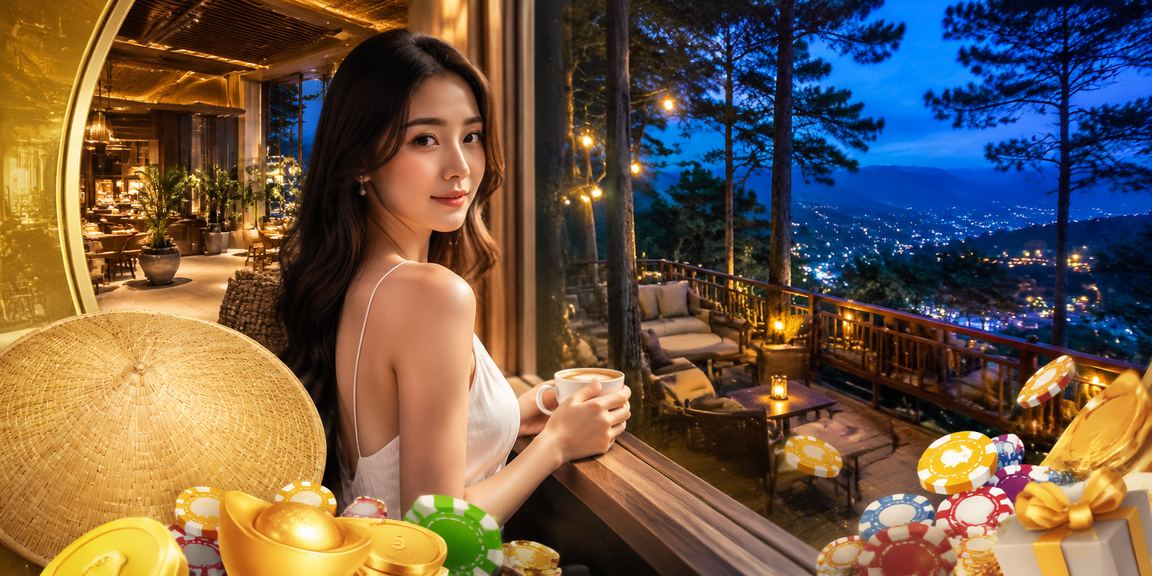 Người dùng Đà Lạt đội nón lá thực hiện giao dịch thể thao qua điện thoại di động